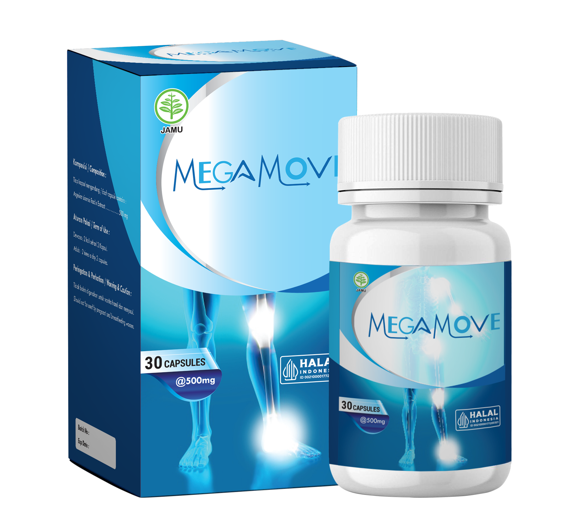 Produk Megamove – Suplemen Kesehatan Sendi Alami